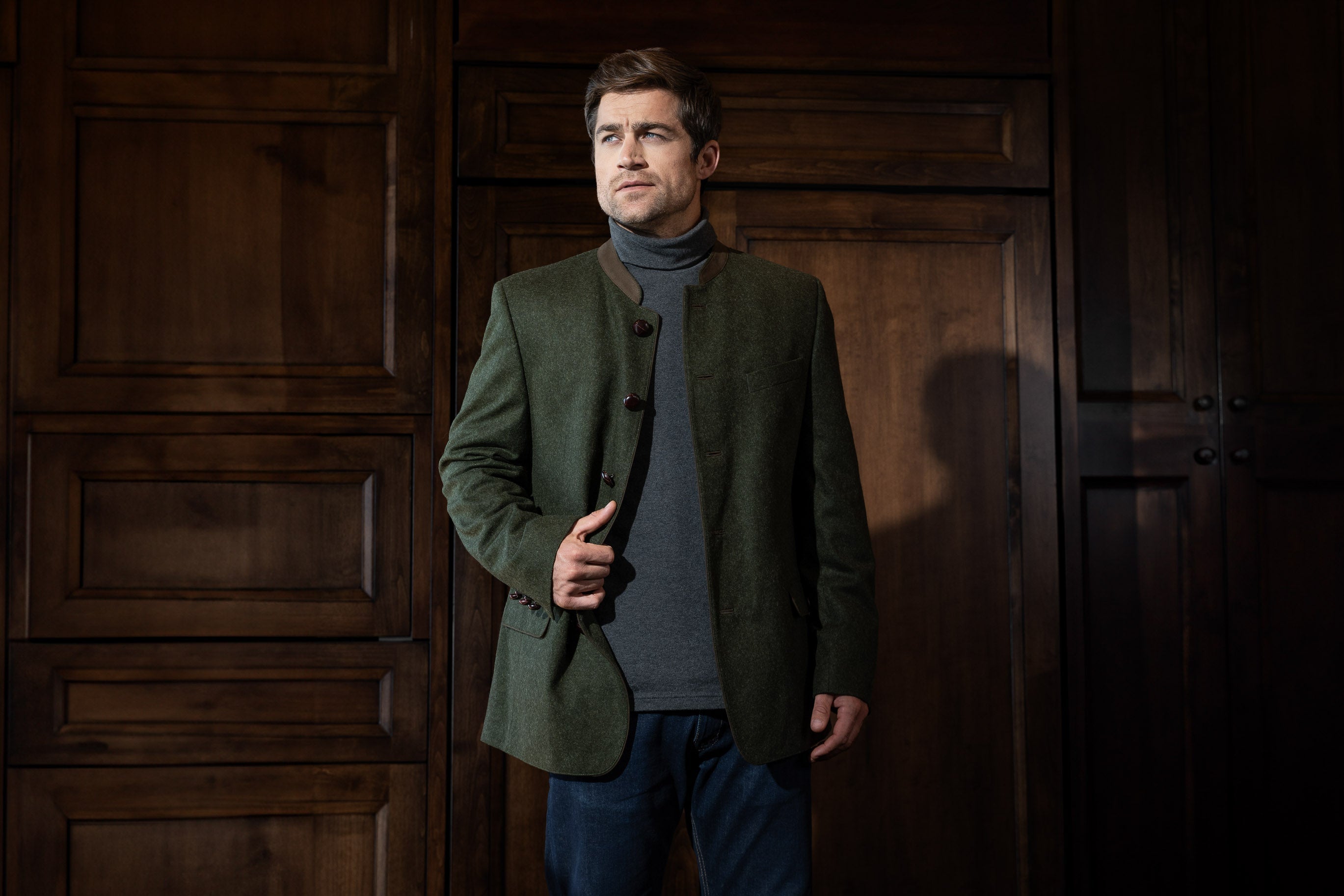 Austrian Styrian Jackets with Stand Collars