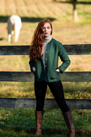 Kathy Felted Wool Austrian Cardigan
