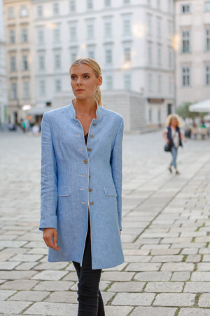 Nora - Women's Summer Alpine Linen Jacket