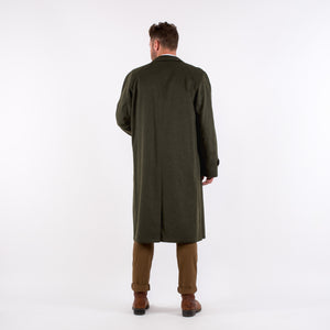 Rory - Men's Travel Weight Classic Loden Wool Overcoat with Raglan Sleeves
