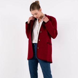 Angelika Tracht Boiled Wool Jacket with Trim