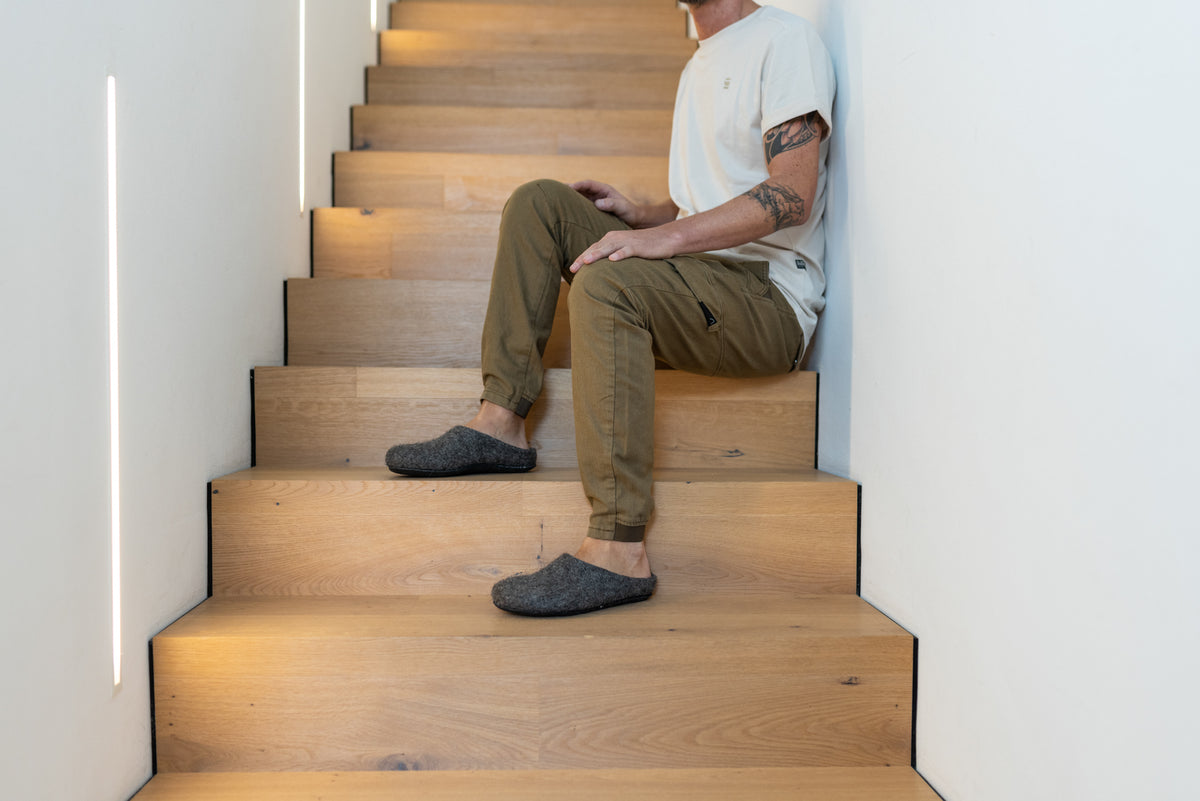 Tyrolean Felt Slipper