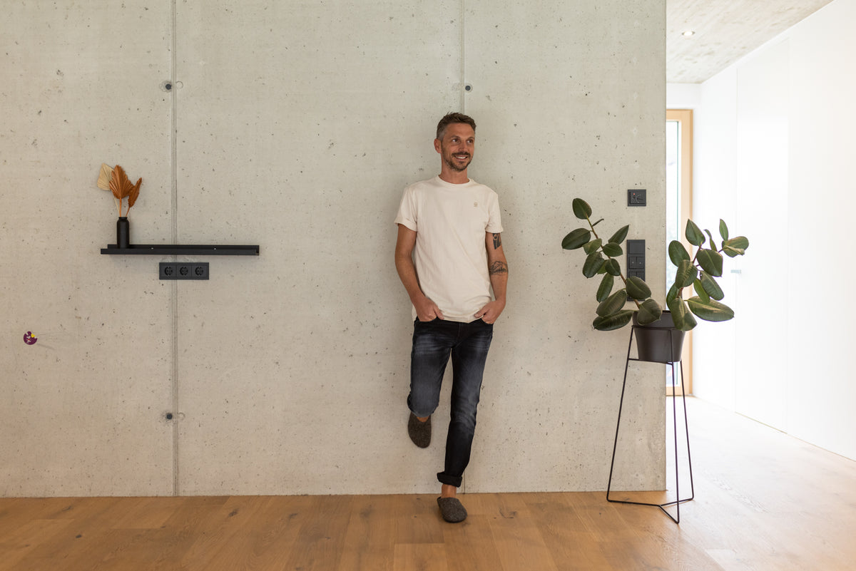 Tyrolean Felt Slipper