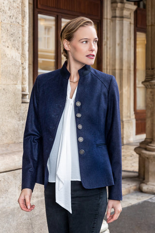 極美品 24AW WOOL GABARDINE SPENCER JACKET Fall_Shoot_2024_Sophisticated_