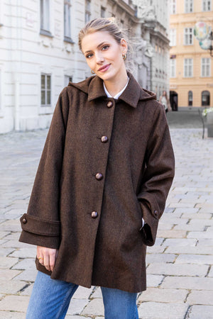 Nadya Loden Coat in Tan