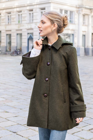 Nadya Loden Coat in Tan