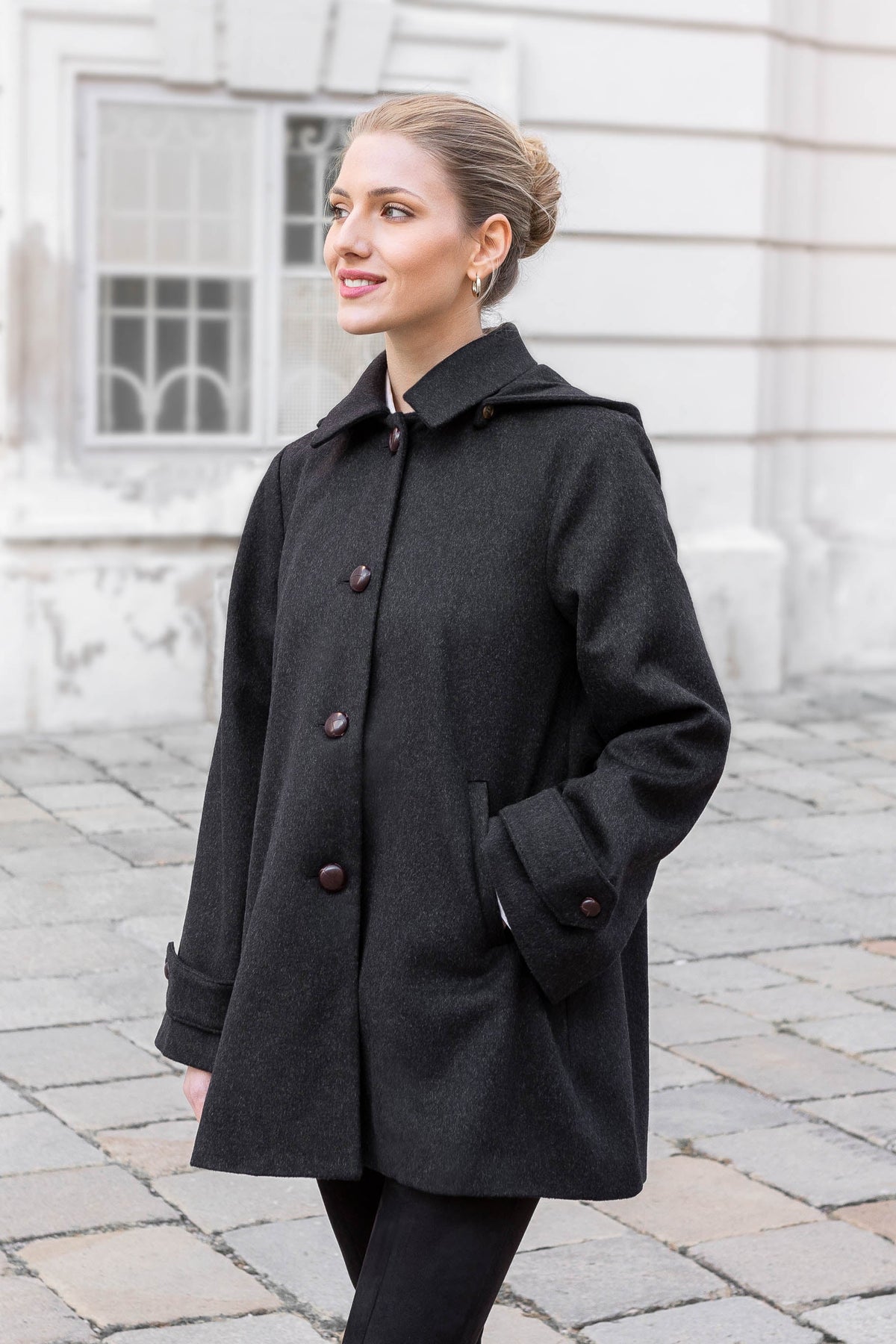 Florentina - Women's Full Length Austrian Loden Coat