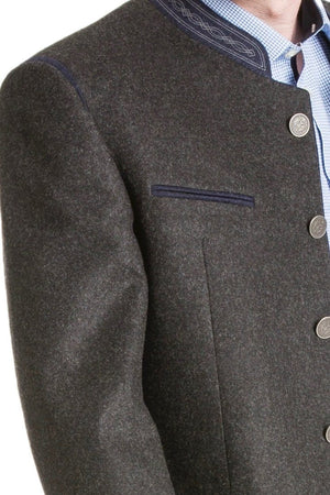 Edelmann - Men's Austrian Trachten Jacket - 100% Merino Loden Wool