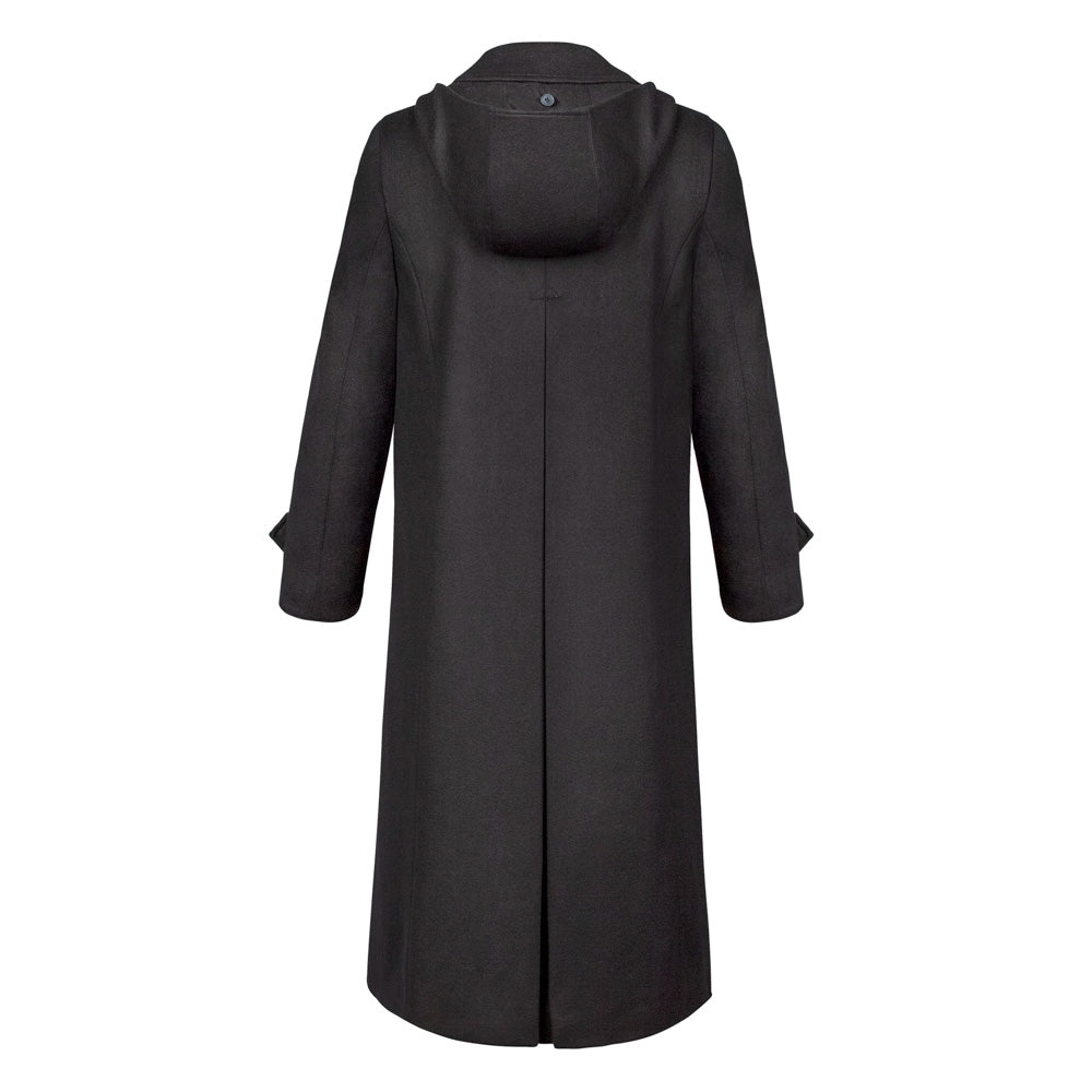 ダルDhal Shetland-Wool sarge Boiled Coat Long-Wool-Statement-Overcoat-Camel – The Checkroom
