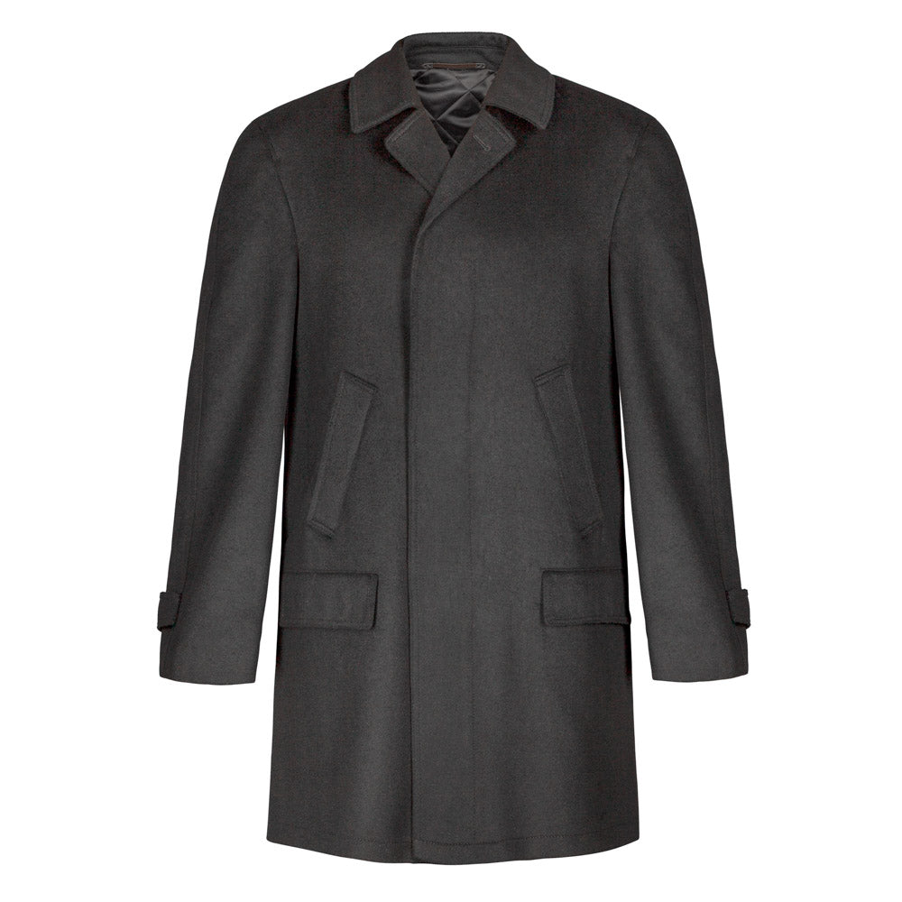 Joseph Men s Black Himalaya Loden Wool Overcoat Robert W. Stolz