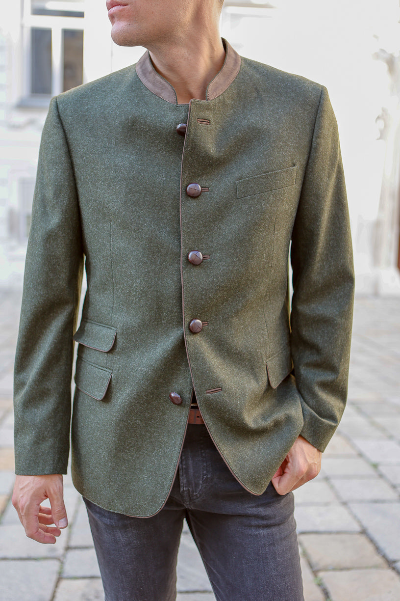 Edward - Classic Austrian Jacket in Olive