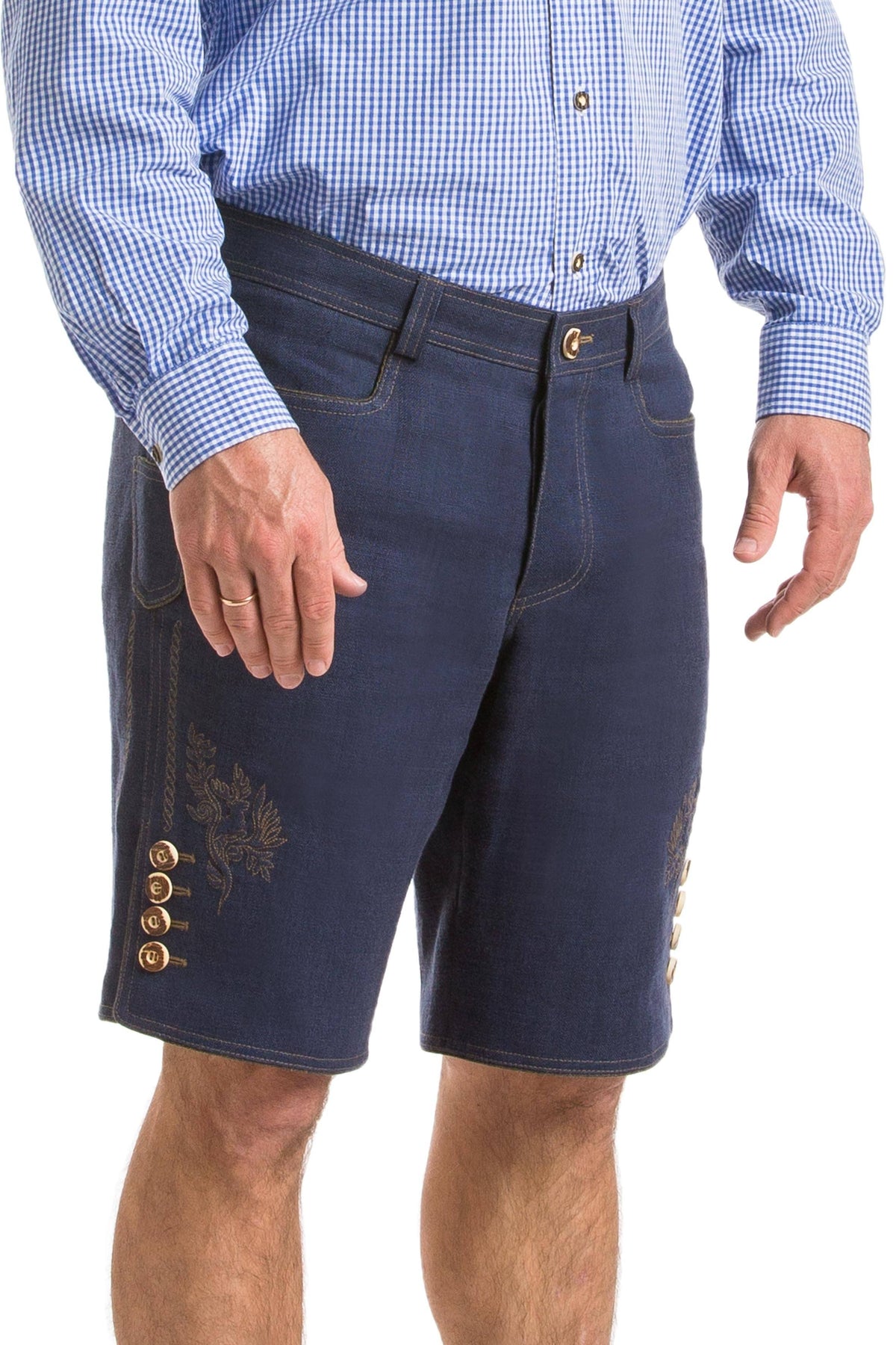 Karnten - Men's Austrian Tracht Linen Shorts