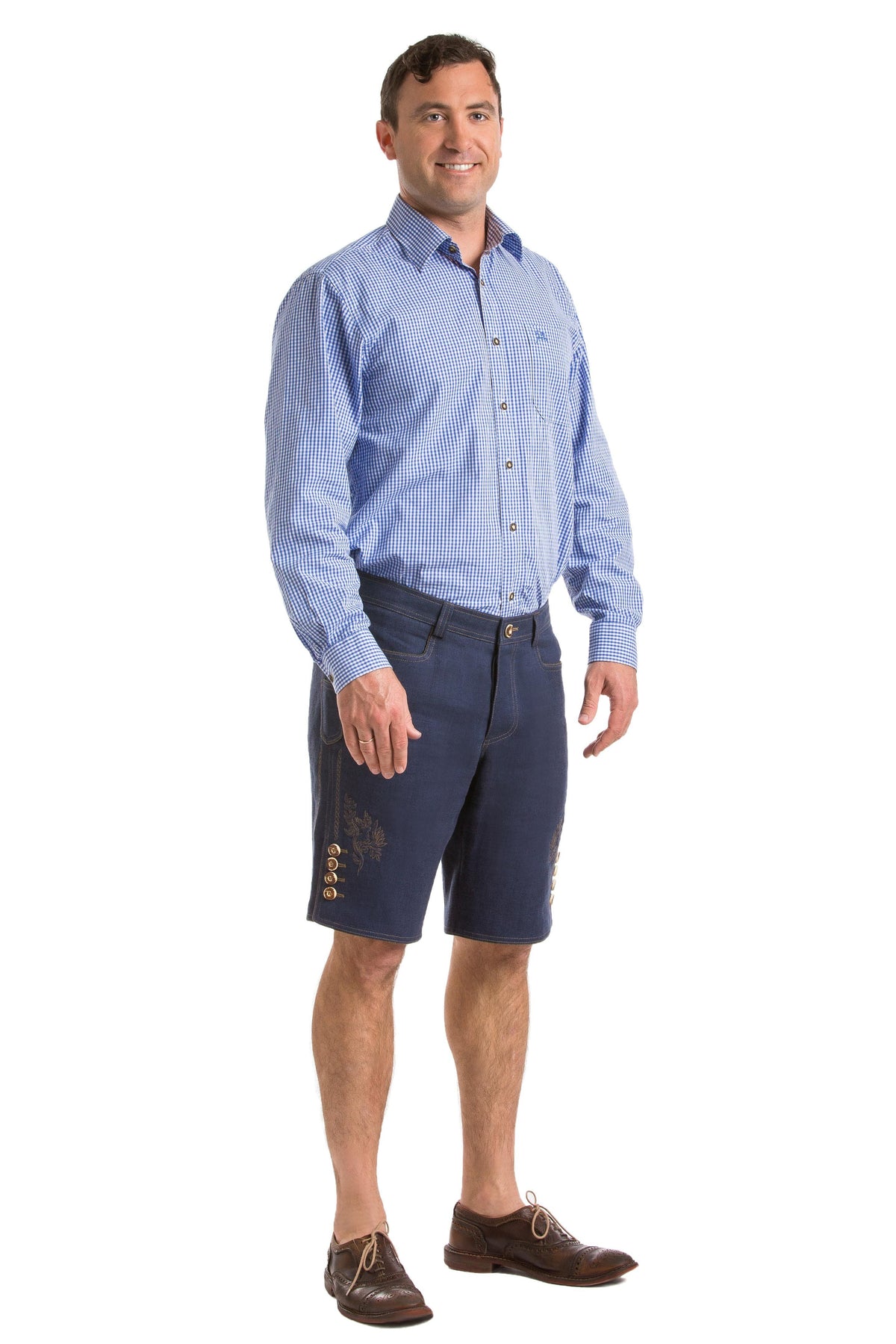 Karnten - Men's Austrian Tracht Linen Shorts