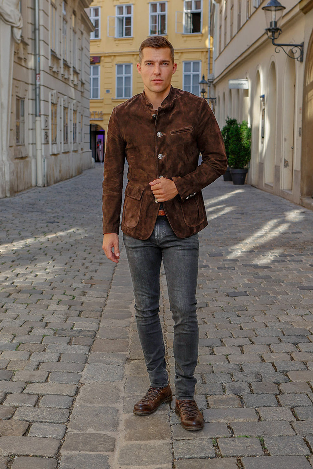 Graz - Traditional Austrian Leather Jacket