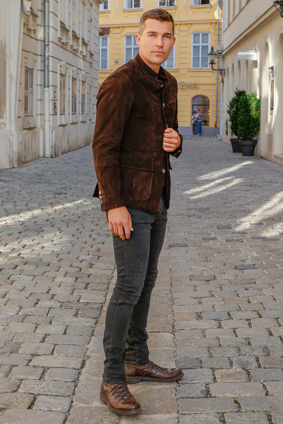 Graz - Traditional Austrian Leather Jacket