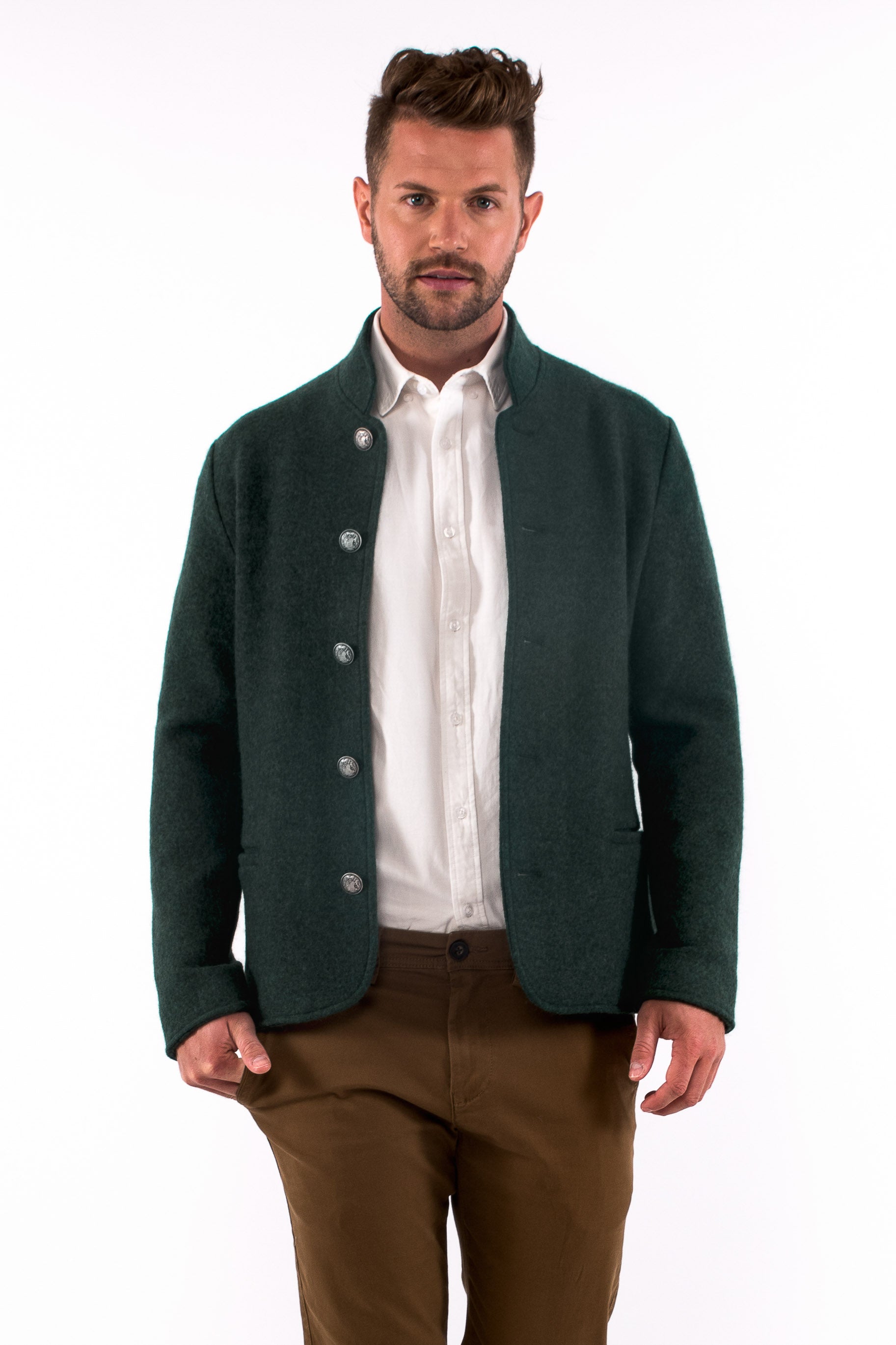 Austrian boiled wool 2025 jacket mens