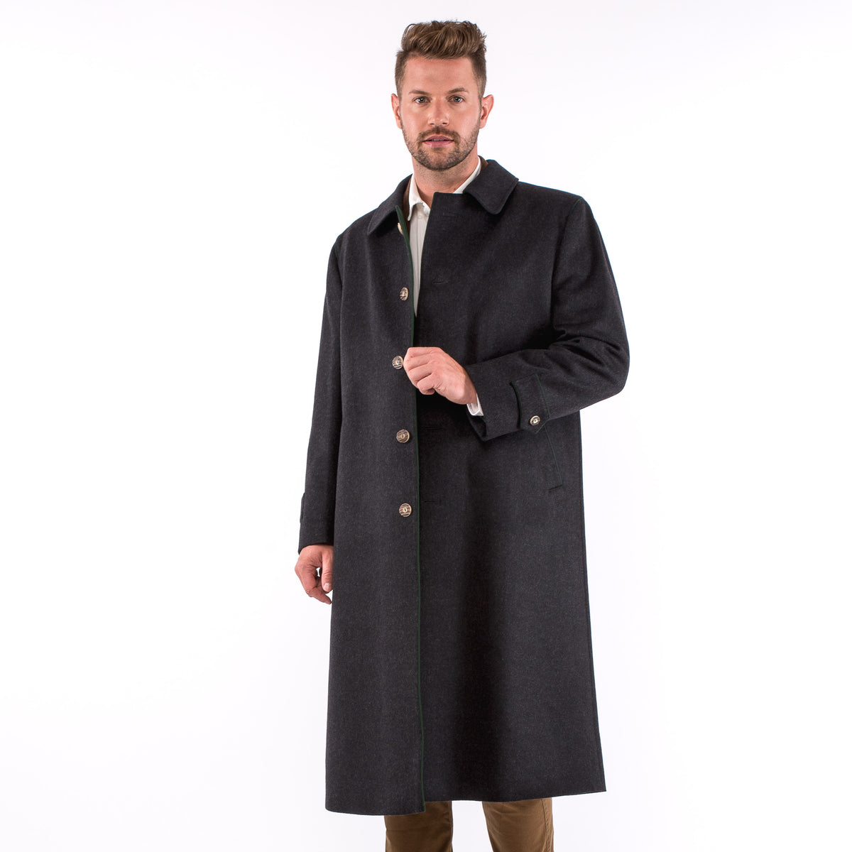 Fremont full length wool top coat hot sale