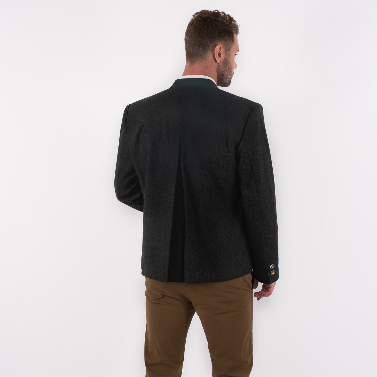 Men&#39;s Austrian Trachten Loden Jacket - Braumeister