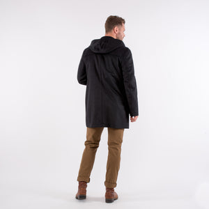 Markus - Men's Loden Wool Duffel Coat with Detachable Hood