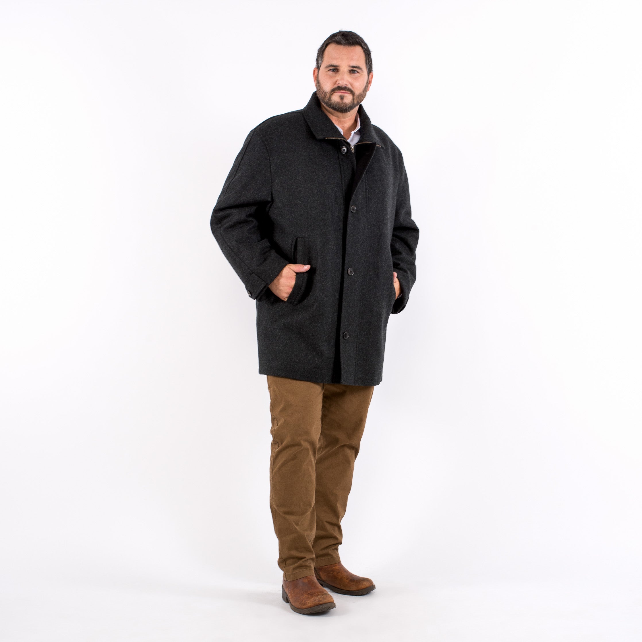 Liezen - Loden Wool Cruiser Winter Coat 3XL - 48R Liezen - Loden Wool Cruiser Winter Coat 3XL - 48R