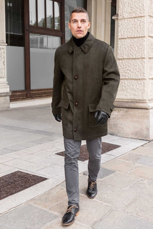 Loden Field Coat Olive