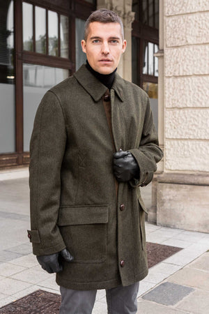 Loden Field Coat Olive