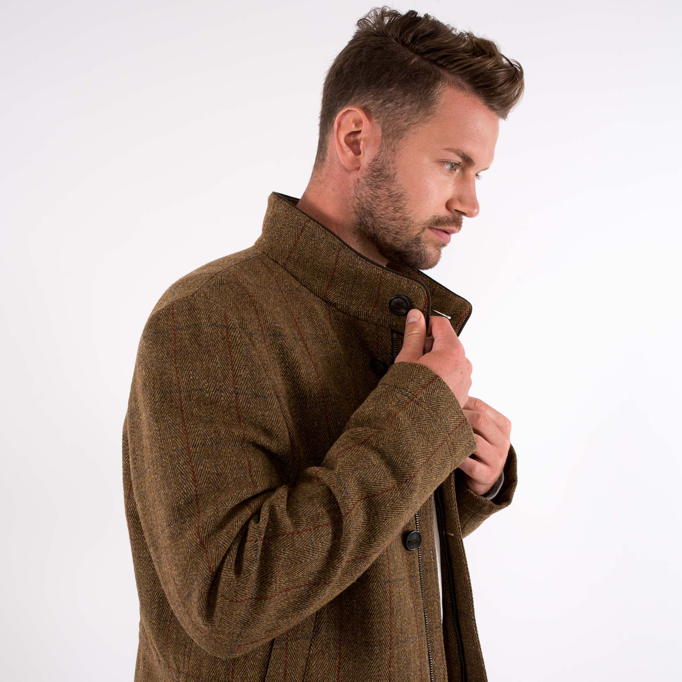 Winston Winter Country Coat in Olive or Brown Tweed Robert W. Stolz