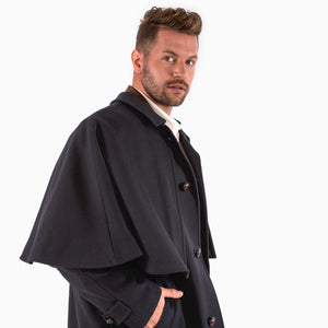 Holmes - Traditional Austrian Capelet Coat or Inverness Coat