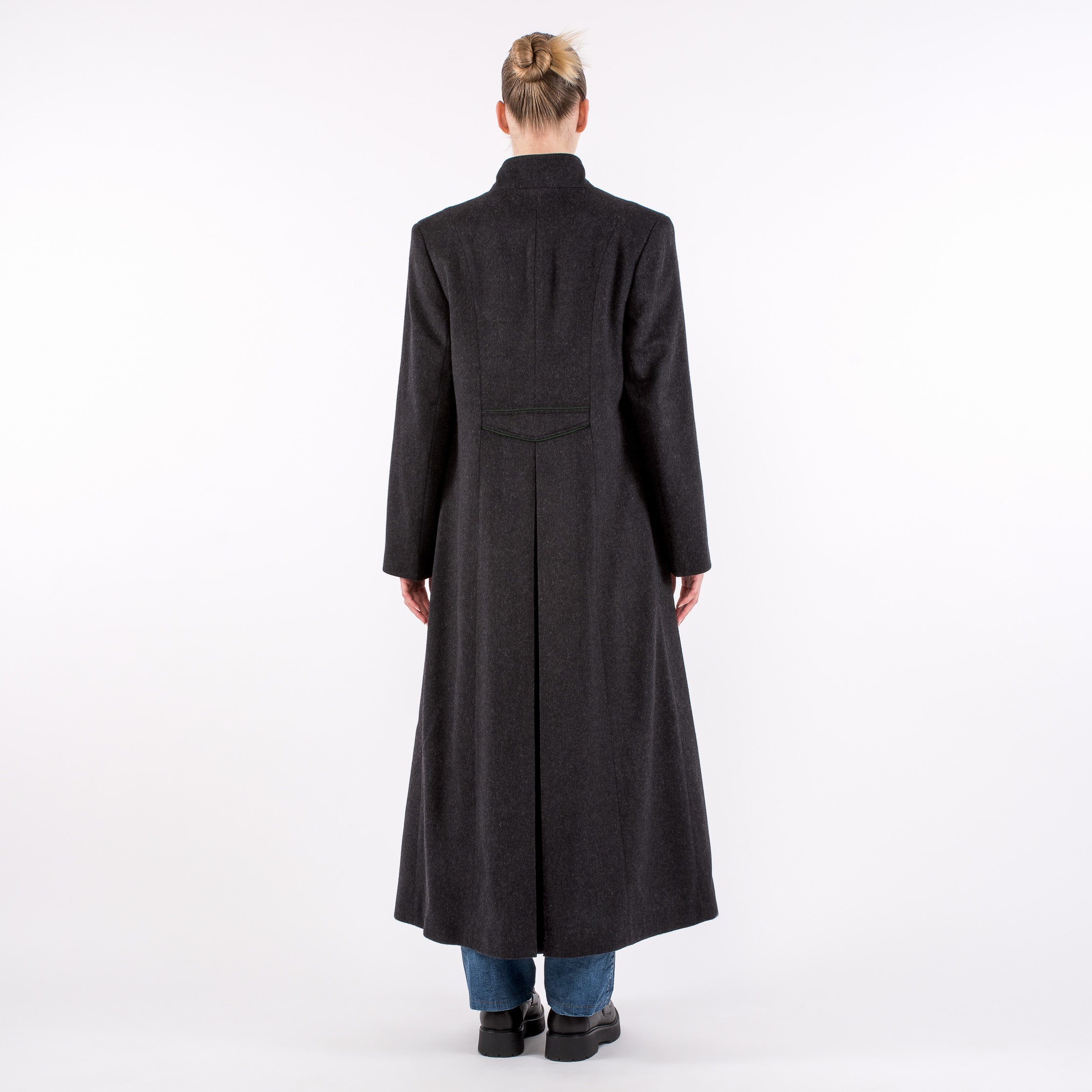 Florentina - Women's Full Length Austrian Loden Coat - Robert W. Stolz