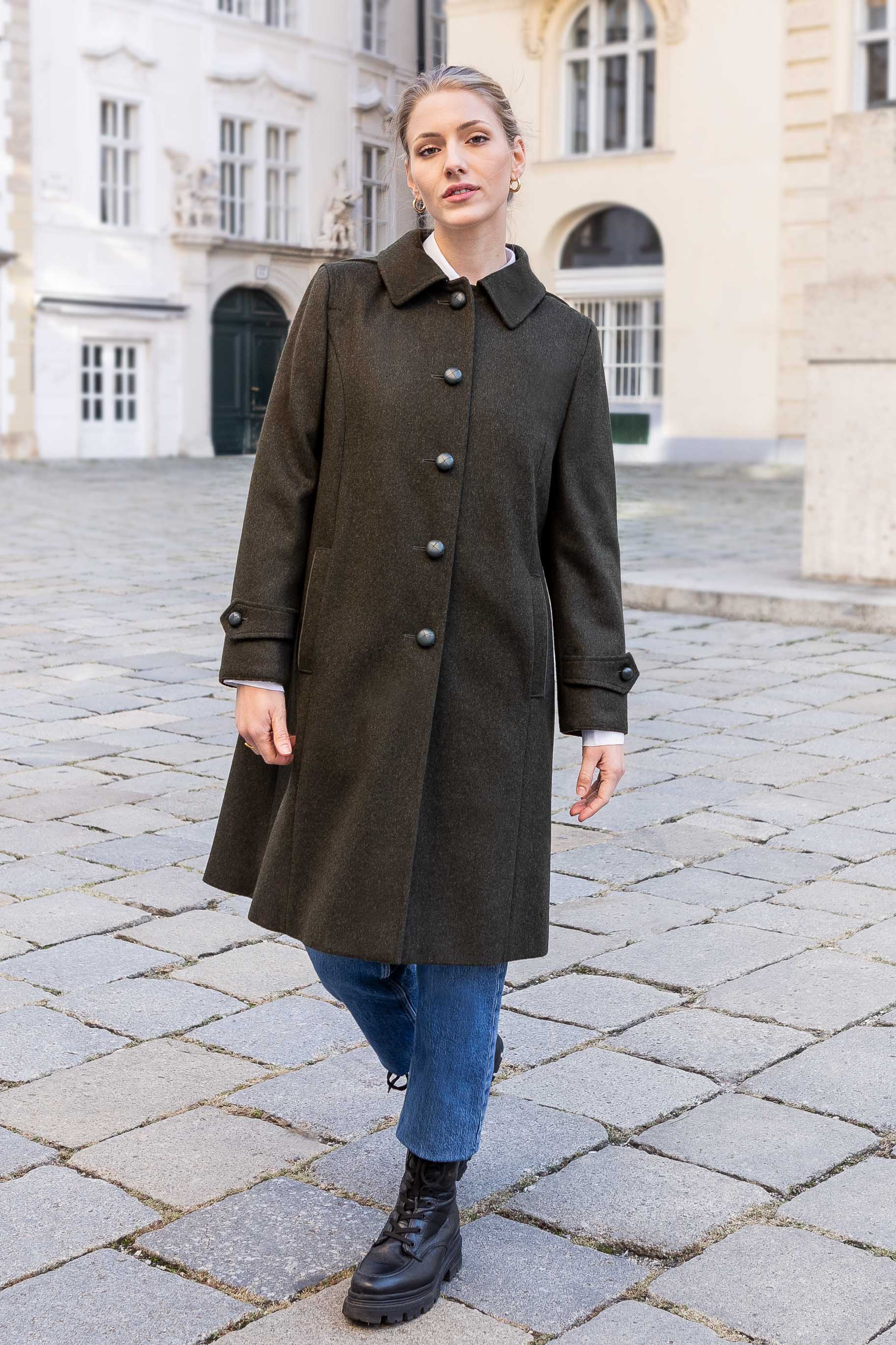Silvia Women's Traditional Loden Coat RWS Robert Stolz